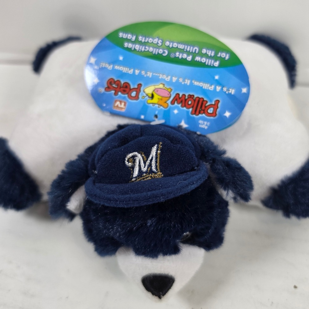 Pillow Pets MLB Milwaukee Brewers Ryan Braun 8 Plush Baseball Toy NWT